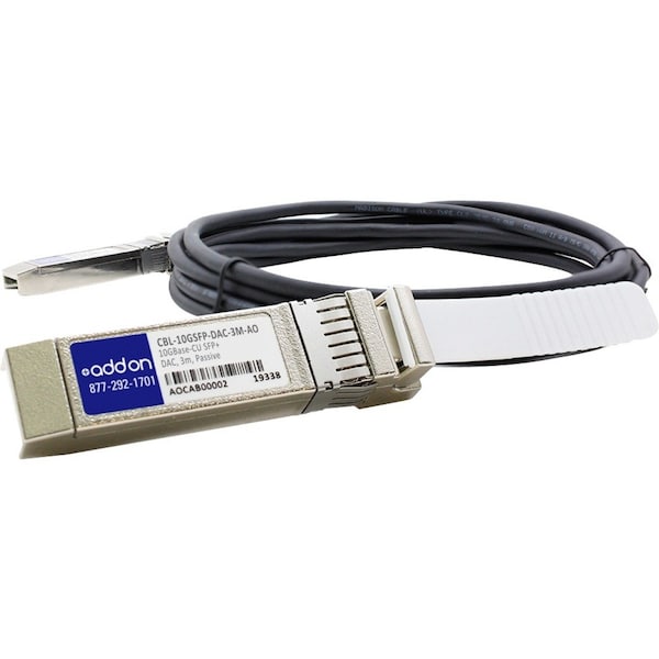 Add-On Addon Force10 Networks Cbl-10Gsfp-Dac-3M Compatible Taa Compliant CBL-10GSFP-DAC-3M-AO - main